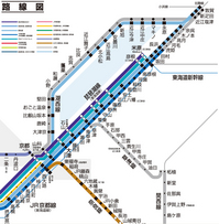 JR路線図の切り取り